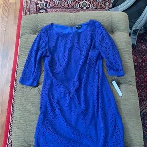 Royal blue Tahari dress